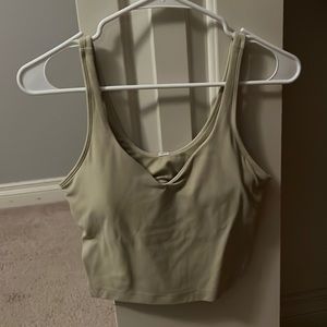 Lululemon align tank size 6 green